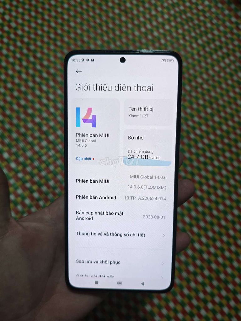 Xiaomi 12T 8GB/128GB chính hãng. Mua bán Điện thoại tại Quận Bắc Từ Liêm Hà Nội được đăng bởi huy hình 1