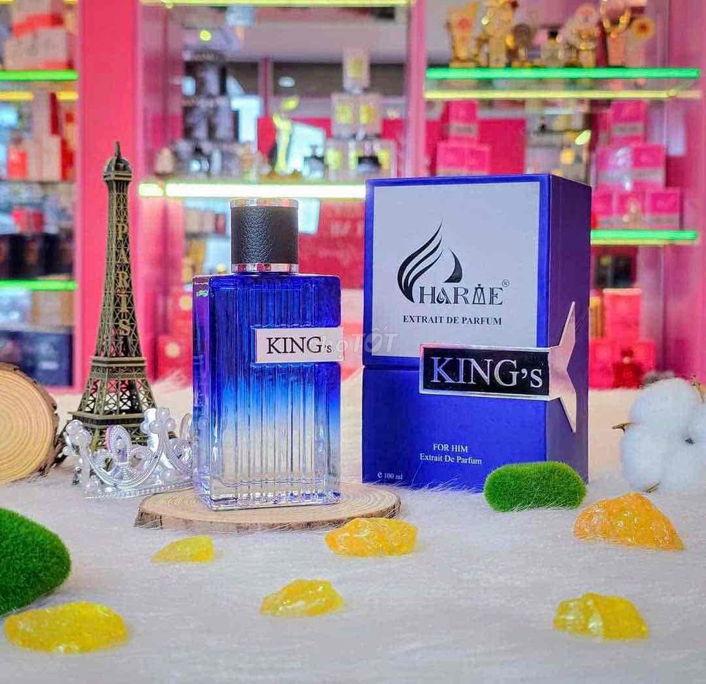NƯỚC HOA NAM CHARME KING’s 100ML MỚI FREE SHIP. Mua bán Nước hoa tại Thành phố Thủ Đức Tp Hồ Chí Minh được đăng bởi SỈ LẺ NƯỚC HOA CHÍNH HÃNG hình 1