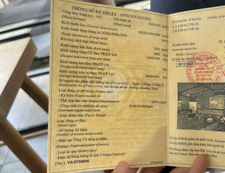 Bán gấp Veam 1.9 tấn đời 2017 thùng bạt 4m3. Mua bán Xe tải, xe ben tại Thành phố Thuận An Bình Dương được đăng bởi Xe tải Bình Dương hình 16