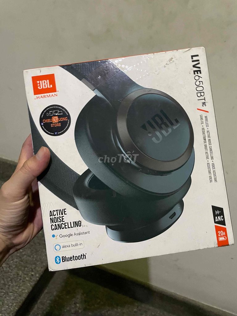 Tai nghe Bluetooth JBL LIVE650BTNC Đen. Mua bán Tivi, Âm thanh tại Quận Gò Vấp Tp Hồ Chí Minh được đăng bởi Dustin hình 1