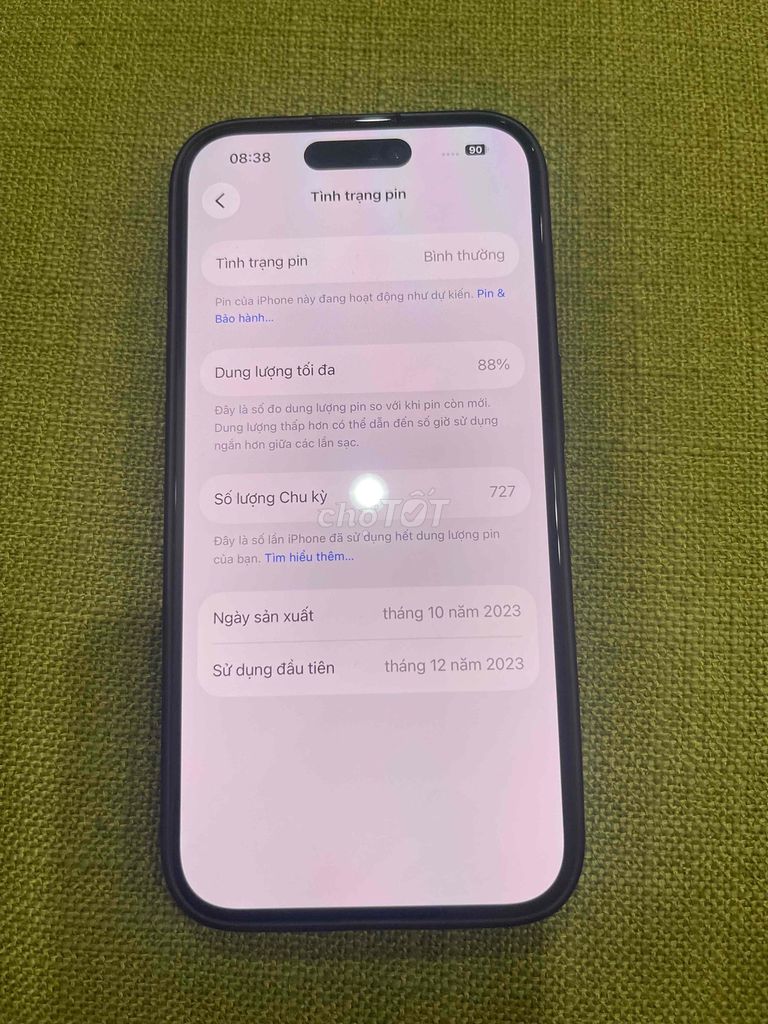 Bán iPhone 15 Pro 128GB bản Quốc Tế. Mua bán Điện thoại tại Quận Nam Từ Liêm Hà Nội được đăng bởi Mr Giang hình 1