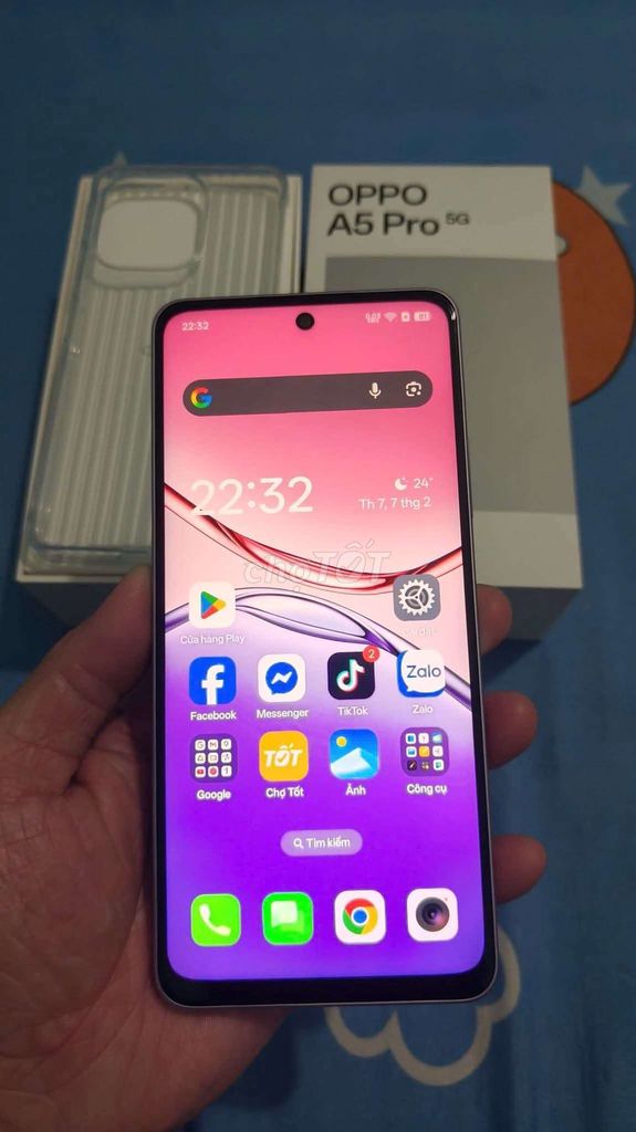 Oppo A5 Pro 5G 8GB/256GB Fullbox. Mua bán Điện thoại tại Huyện Châu Đức Bà Rịa - Vũng Tàu được đăng bởi BRVT hình 1