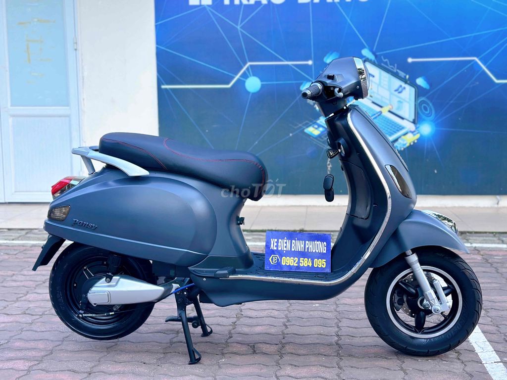 Xe máy điện Dibao Pansy Xám sần