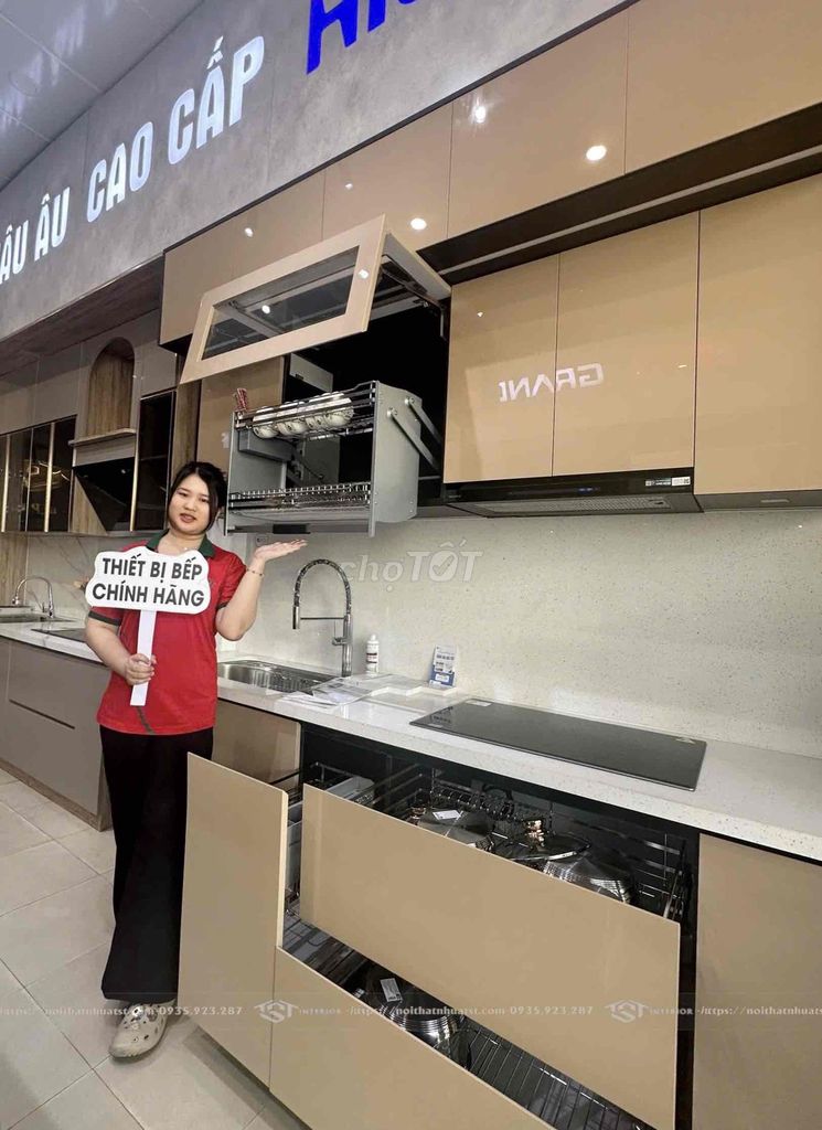 Tủ bếp Acrylic thời thượng, sang trọng. Mua bán Tủ, kệ gia đình tại Quận Thanh Khê Đà Nẵng được đăng bởi Nội thất bếp trọn gói TST  hình 1