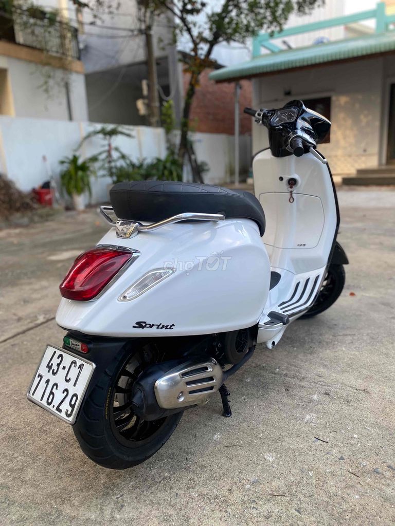 Vespa trắng đen phanh abs xe đẹp. Mua bán Xe máy tại Quận Thanh Khê Đà Nẵng được đăng bởi Long hình 6