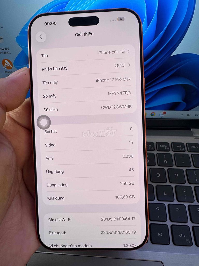 iPhone 17 Pro Max 256GB Cam VN/A. Mua bán Điện thoại tại Quận 6 Tp Hồ Chí Minh được đăng bởi QUỐC THIÊN BÁN GÓP 0 ĐỒNG  hình 1