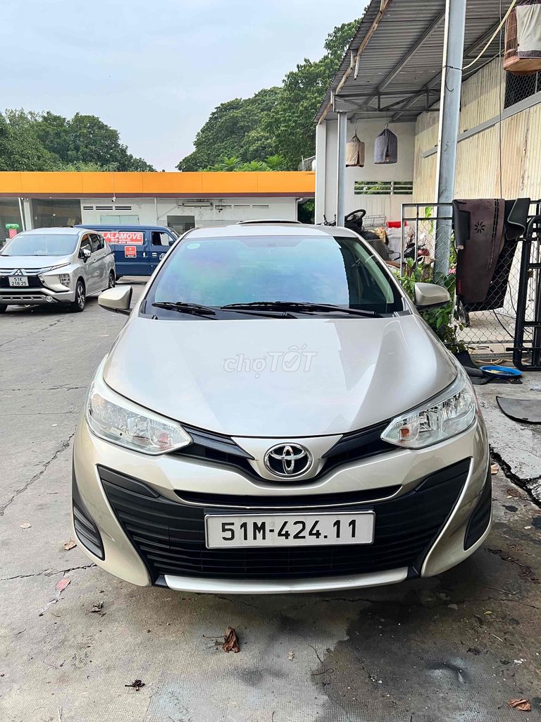 Toyota Vios E MT 2019 механика песочный