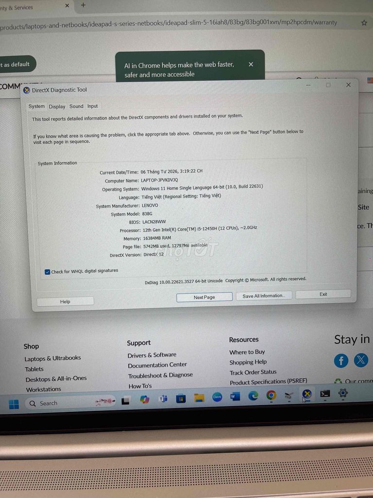 Lenov***H 15.6 inch 16GB/512gb. Mua bán Laptop tại Quận Bình Thạnh Tp Hồ Chí Minh được đăng bởi sơn lê hình 1