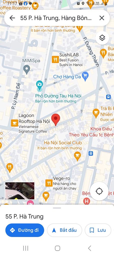 Chính chủ bán: Nhà mặt phố 44m2 55 Hà Trung, Hàng Bông, Hoàn Kiếm, HN
