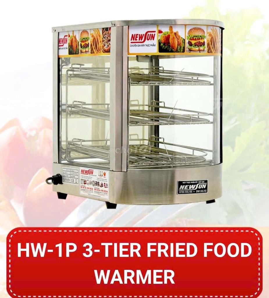 Tủ giữ ấm NEWSUN HW-1P 3 tầng. Mua bán Bếp, lò, đồ điện nhà bếp tại Quận 1 Tp Hồ Chí Minh được đăng bởi Mojib Rahman hình 1