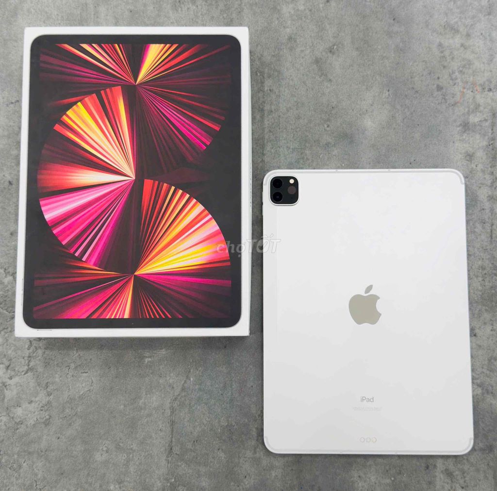 ipad Pro M1 Sliver 128gb 5G Zinkeng Pin cao