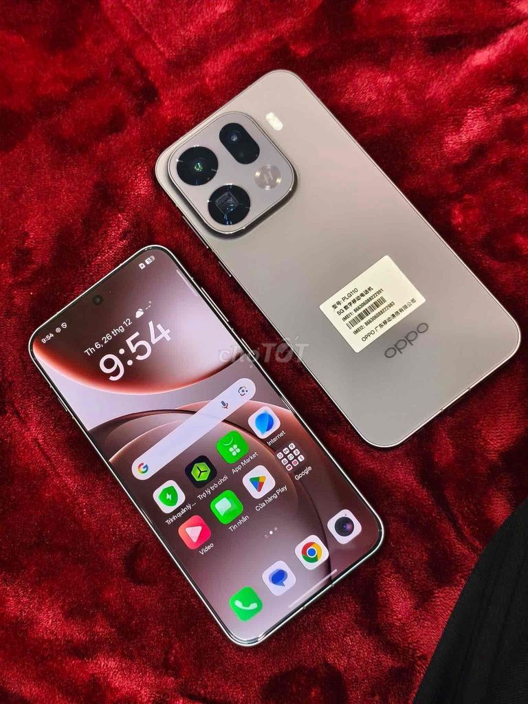 Oppo Find X9 256GB Xám Đã sử dụng. Mua bán Điện thoại tại Thành phố Huế Thừa Thiên Huế được đăng bởi Arena Phone hình 1