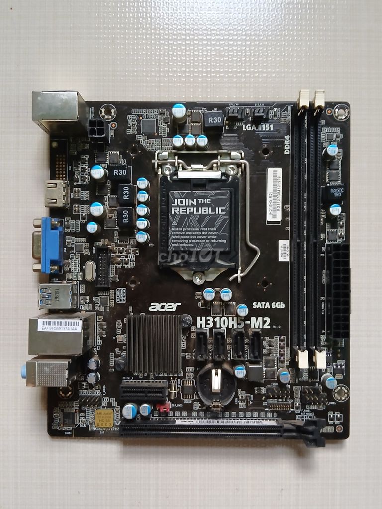 3 cái Main H310 cho intel gen8/9 Gigabyte/Acer. Mua bán Linh kiện (RAM, Card...) tại Huyện Tân Biên Tây Ninh được đăng bởi Hải Nam Nguyễn Trần hình 1