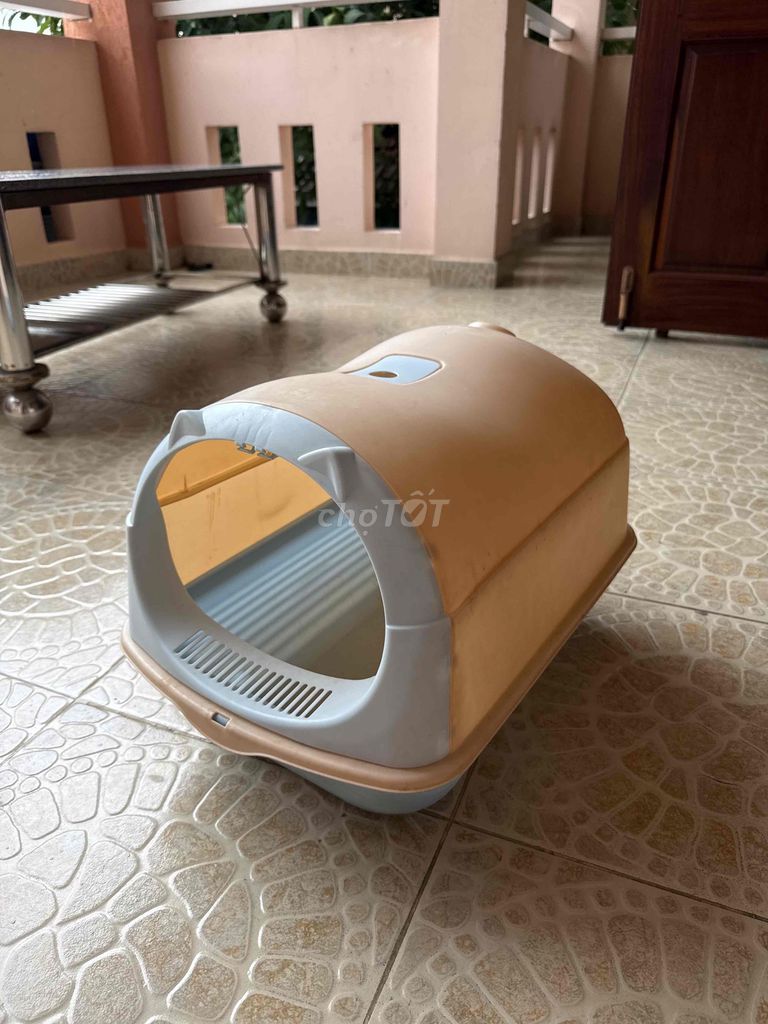Nhà vệ sinh cho mèo Nhựa Nâu, Xám Đã sử dụng. Mua bán Phụ kiện, Thức ăn, Dịch vụ tại Thành phố Thủ Dầu Một Bình Dương được đăng bởi Khả Linh hình 1