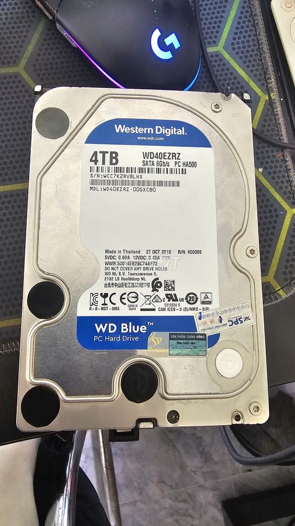 Ổ cứng Western Digital WD Blue 4TB SATA 6Gb/s. Mua bán Linh kiện (RAM, Card...) tại Thành phố Đà Lạt Lâm Đồng được đăng bởi Trần Thi hình 1
