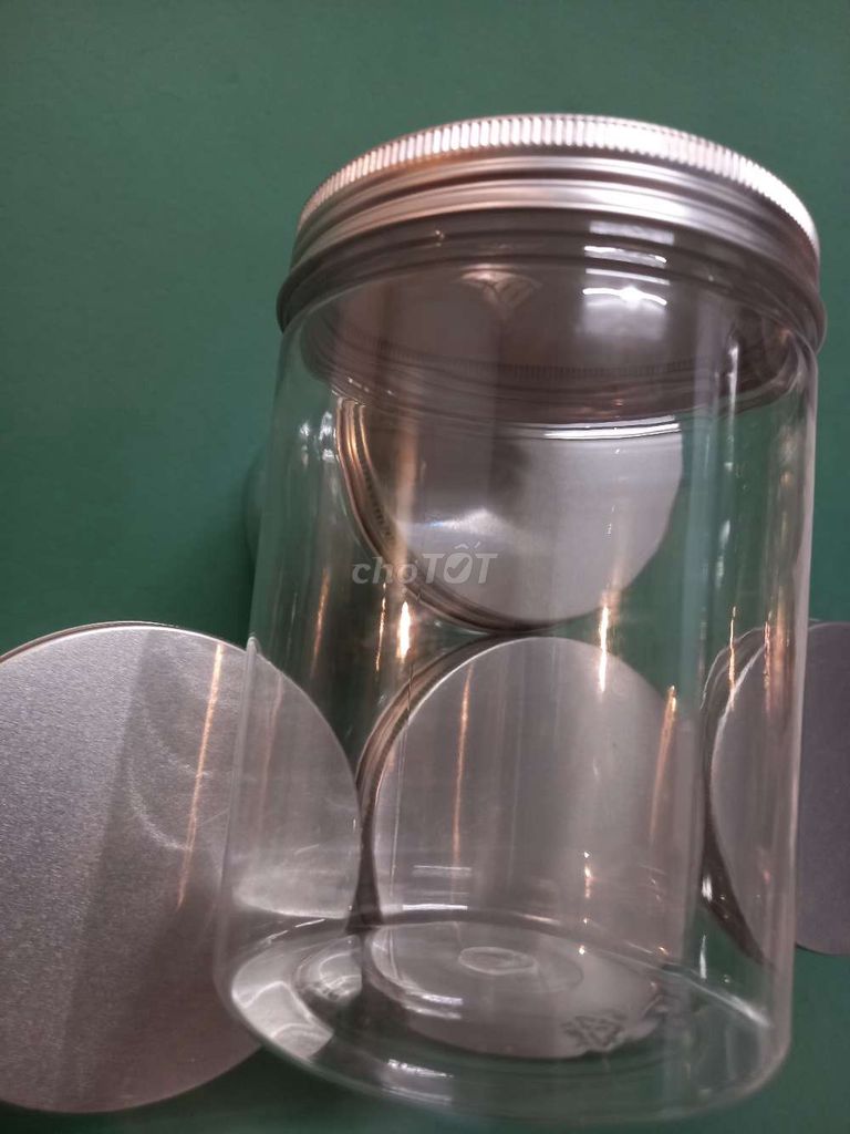 Hũ nhựa 500ml nắp nhôm. Mua bán Dụng cụ nhà bếp tại Quận 8 Tp Hồ Chí Minh được đăng bởi Phú Thứ hình 1