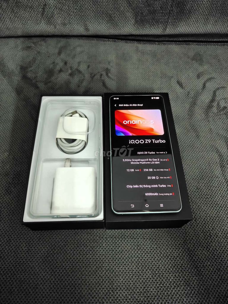 iQOO Z9 Turbo 12GB/256GB Xanh ngọc. Mua bán Điện thoại tại Thành phố Rạch Giá Kiên Giang được đăng bởi Thịnh hình 1