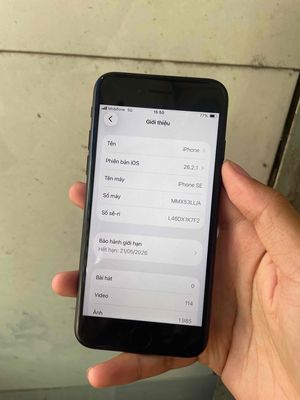 Apple iPhone SE 2022 Đen 99% Lock