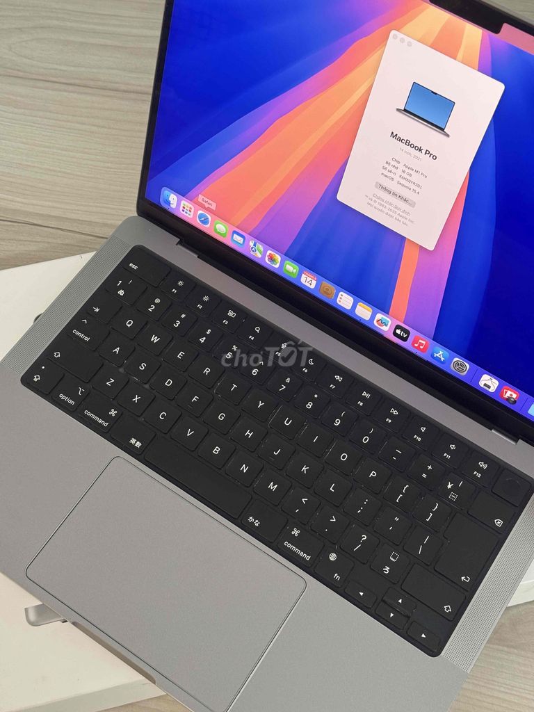 Macbook Pro 2021 -14 inch , M1 Pro- 16 GB- ssd 1tb. Mua bán Laptop tại Quận Bình Thạnh Tp Hồ Chí Minh được đăng bởi Mac Hiền 50 Nguyễn Cửu Vân hình 4