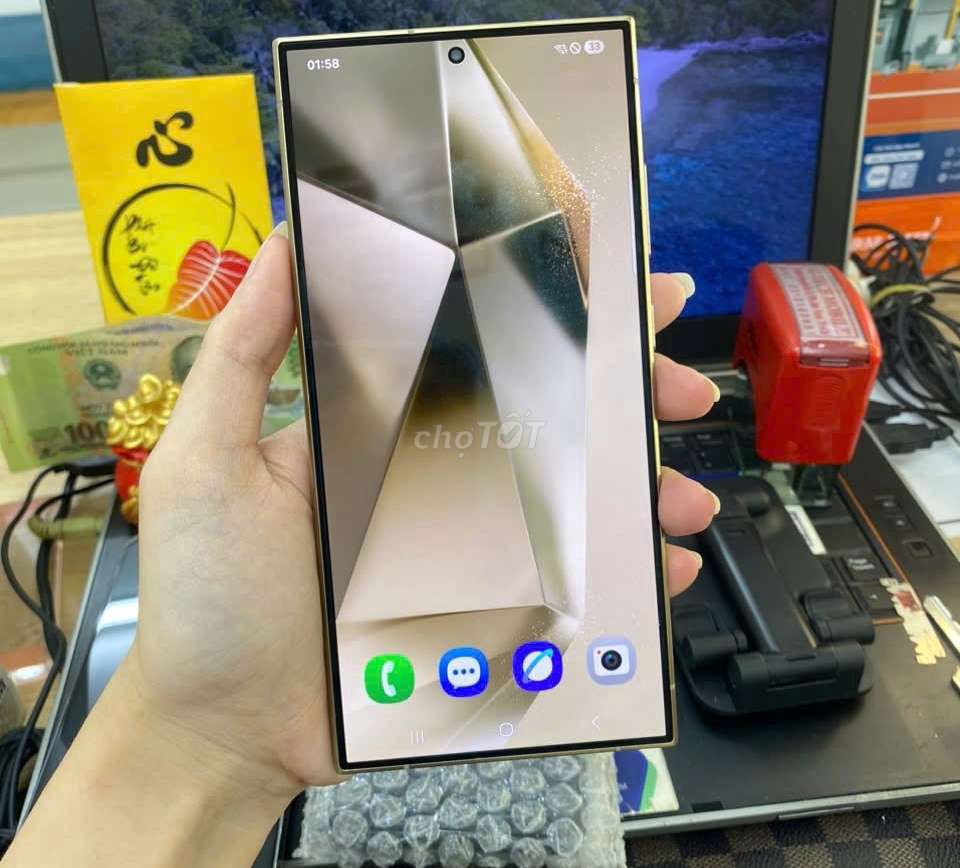 Samsung Galaxy S24 Ultra Vàng 256GB. Mua bán Điện thoại tại Thành phố Thủ Đức Tp Hồ Chí Minh được đăng bởi Minh phương hình 1