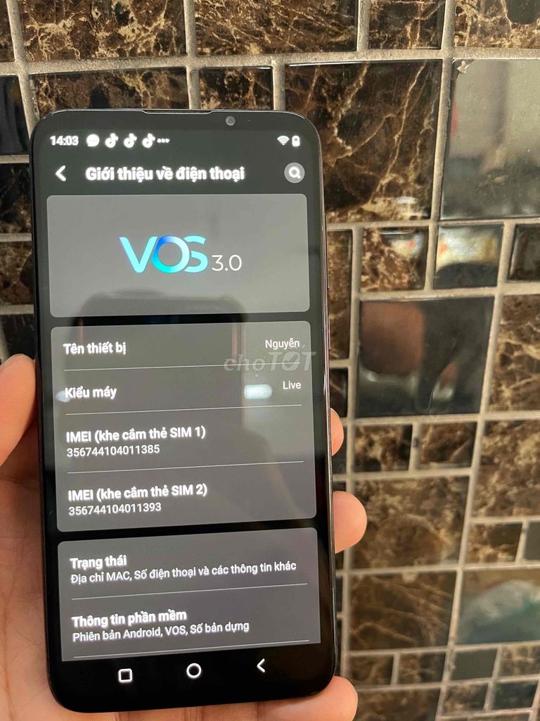 Vinsmart Live 64GB Đen. Mua bán Điện thoại tại Quận Long Biên Hà Nội được đăng bởi Vũ Thắng hình 1