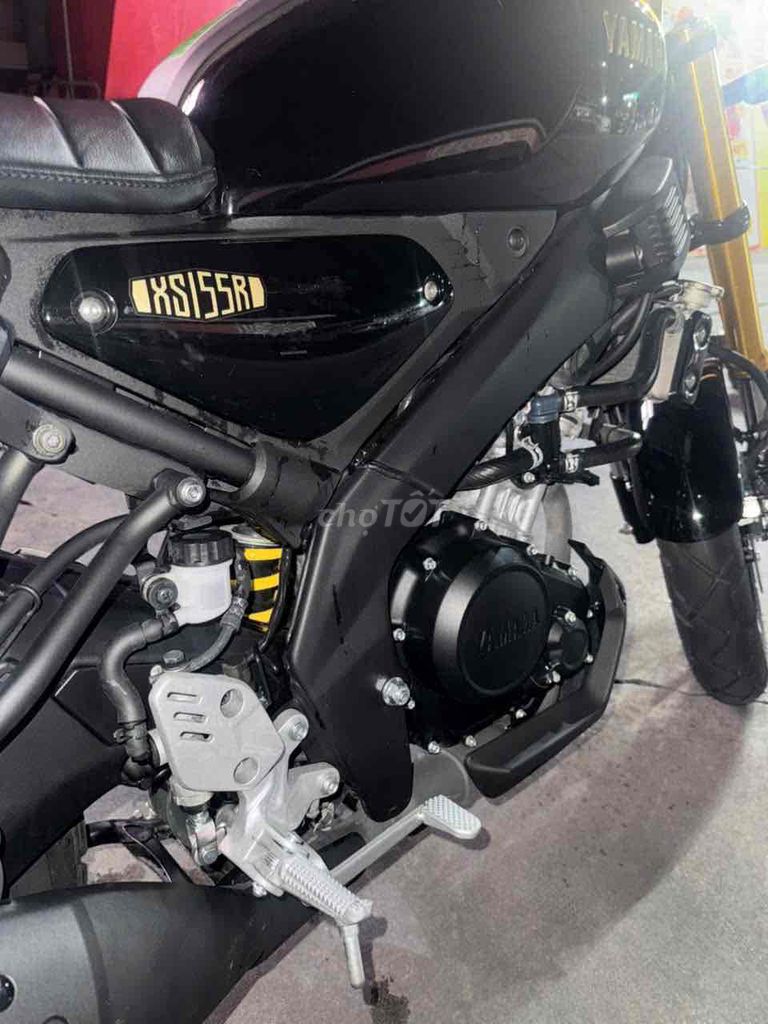 Мотоцикл Yamaha XSR 155 2025 г., пробег 1700 км, черный