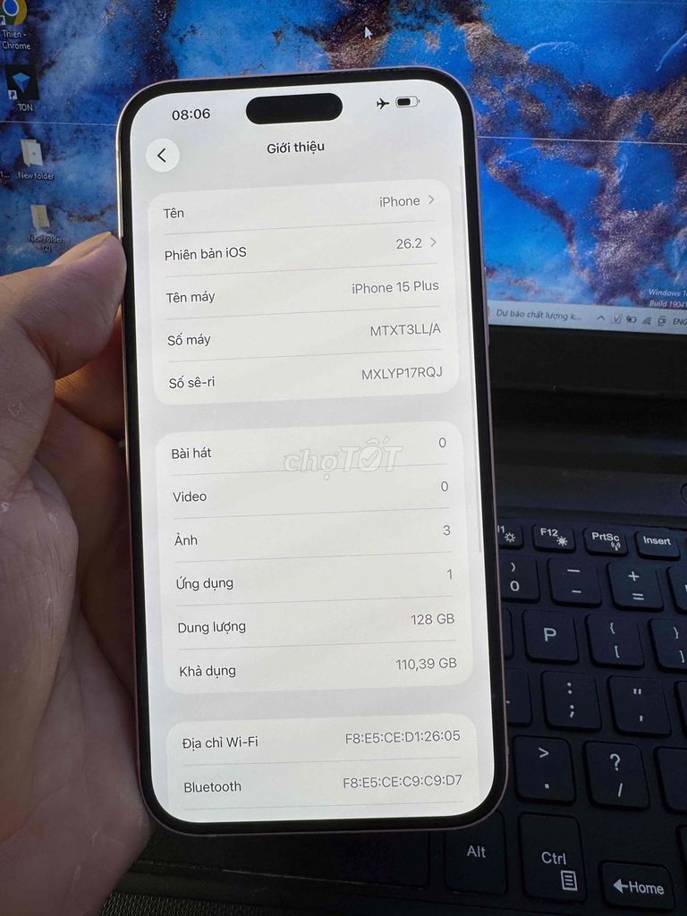 Apple iPhone 15 Plus 128GB Hồng. Mua bán Điện thoại tại Quận 6 Tp Hồ Chí Minh được đăng bởi QUỐC THIÊN BÁN GÓP 0 ĐỒNG  hình 1