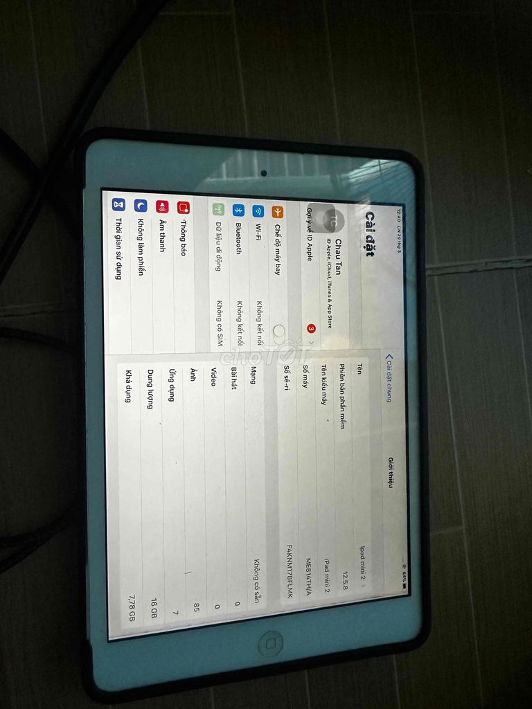 Apple iPad Mini 2 16GB Trắng. Mua bán Máy tính bảng tại undefined Tp Hồ Chí Minh được đăng bởi tấn anh hình 1