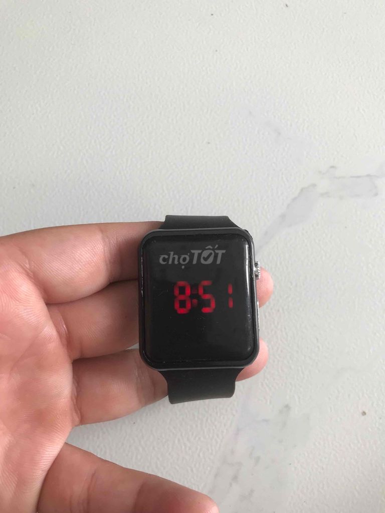 Đồng hồ điện tử Silicone Đen. Mua bán Đồng hồ tại Huyện Mỹ Xuyên Sóc Trăng được đăng bởi Tôn Định hình 1
