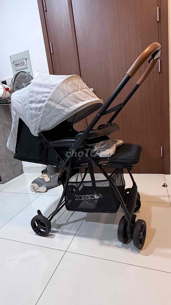 Xe đẩy Zaracos Oral 2706 Đen, Xám. Mua bán Mẹ và bé tại Quận 4 Tp Hồ Chí Minh được đăng bởi Phương Linh hình 1