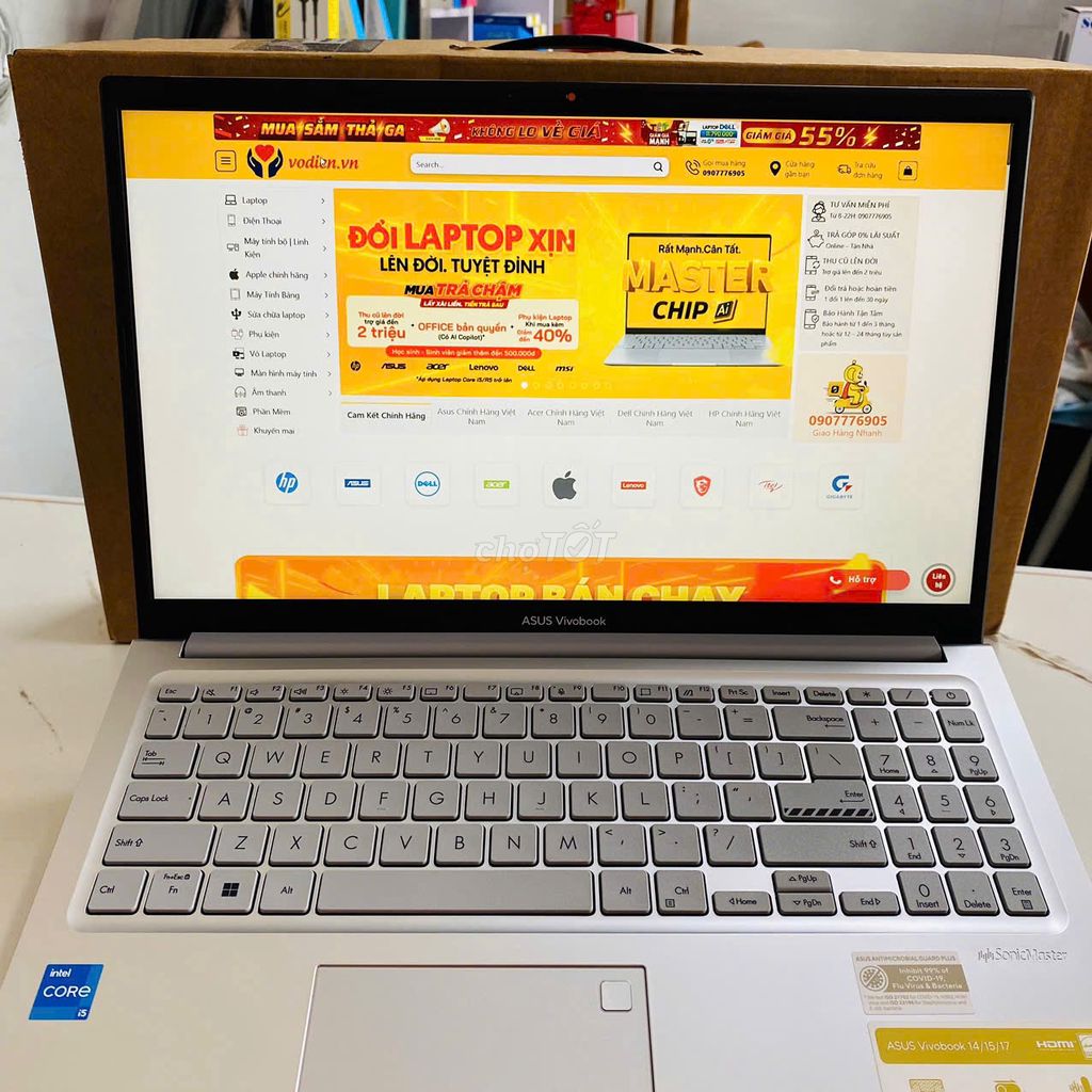 Asus Vivobook 15-X1504VA i5-1335U-8G-512G-Full Box. Mua bán Laptop tại Quận Ninh Kiều Cần Thơ được đăng bởi Võ Diện hình 1