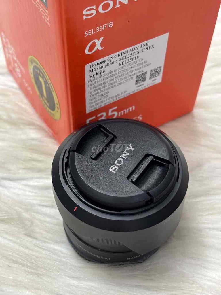 Ống kính Sony SEL35mm F1.8 Sony fullbox đẹp. Mua bán Máy ảnh, Máy quay tại Quận 5 Tp Hồ Chí Minh được đăng bởi Phan Thế Phong  hình 1