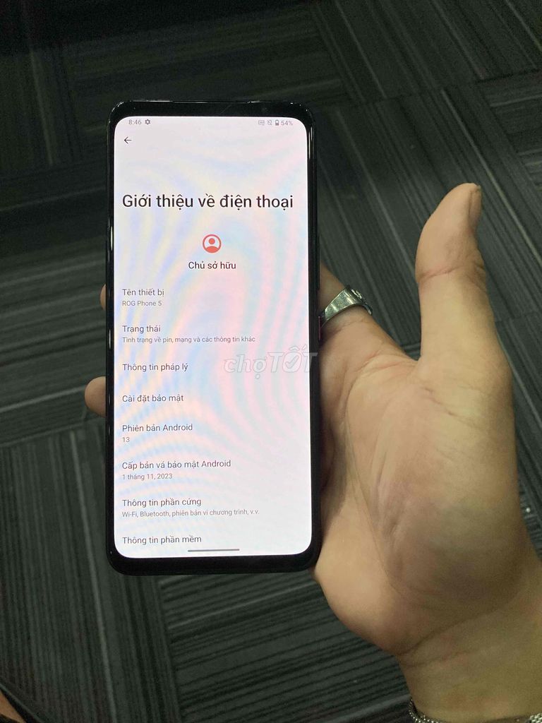 ROG Phone 5 16GB 256GB Đen Android 13. Mua bán Điện thoại tại Quận 10 Tp Hồ Chí Minh được đăng bởi Trắng hình 1