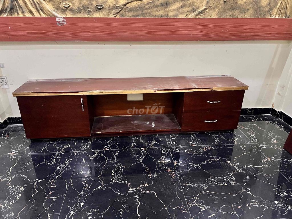 Kệ tivi Gỗ tự nhiên Nâu 1m5. Mua bán Tủ, kệ gia đình tại Quận Thanh Khê Đà Nẵng được đăng bởi Hà hình 1