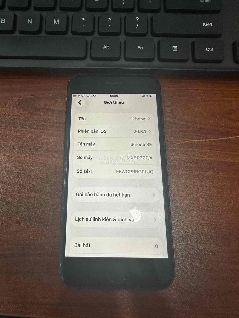 Apple iPhone SE 2020 64GB Đen. Mua bán Điện thoại tại Thành phố Biên Hòa Đồng Nai được đăng bởi THÀNH ĐẶNG hình 1