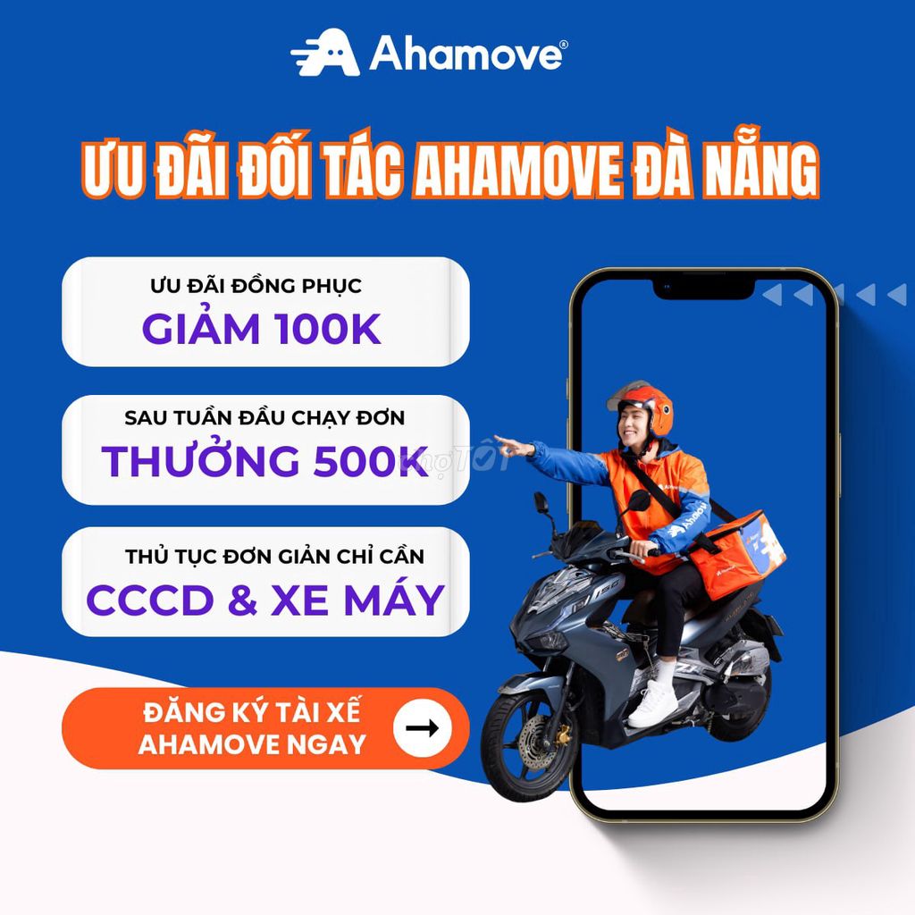 Tuyển dụng Tài xế giao hàng khu vực Đà Nẵng