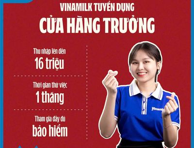 Tuyển quản lý cửa hàng sữa tại Bỉm Sơn