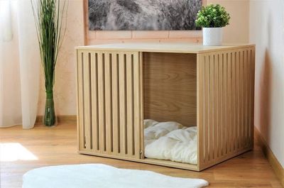 Ổ, Cũi cho Chó Mèo Gỗ New 100% đóng theo yêu cầu
