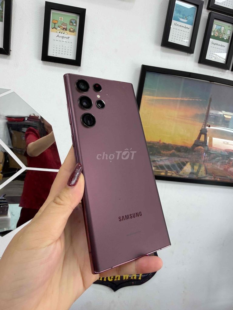 Samsung S22 Ultra 5G 8/128GB Tím Mỹ bao xài. Mua bán Điện thoại tại Quận 8 Tp Hồ Chí Minh được đăng bởi Thanh Nhi hình 1