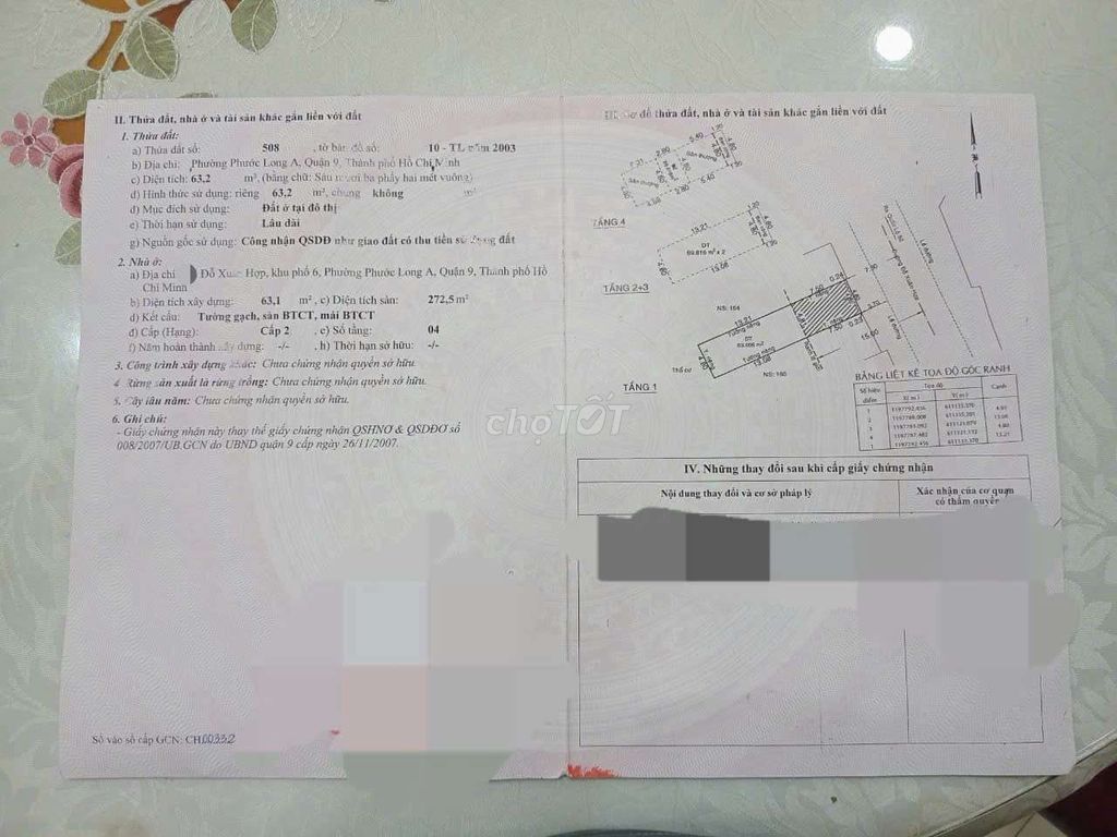 chủ gửi bán gấp mặt tiền Đỗ Xuân Hợp