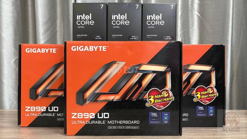 Combo Gigabyte Z890 + Core Ultra 7 265K chính hãng