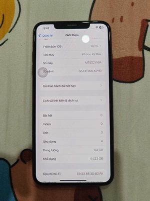 Apple iPhone Xs Max 64GB Vàng