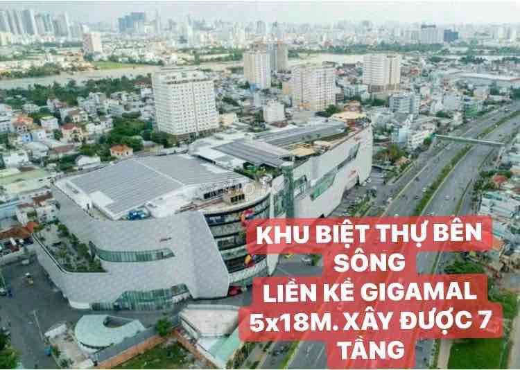 Bán đất khu Biệt thự bên sông Hiệp Bình Chánh - 90m2 giá 9.3 Tỷ