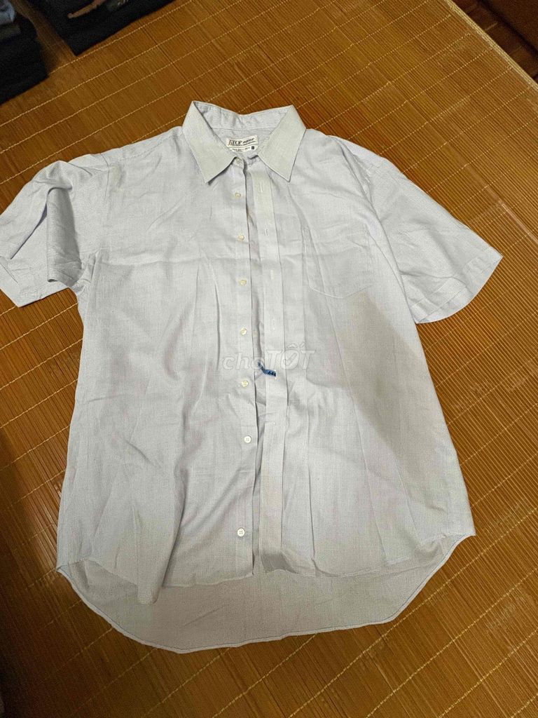 Áo sơ mi nam vải thoáng mát xanh nhạt. Mua bán Quần áo tại Quận Hai Bà Trưng Hà Nội được đăng bởi Tan Nguyen hình 1