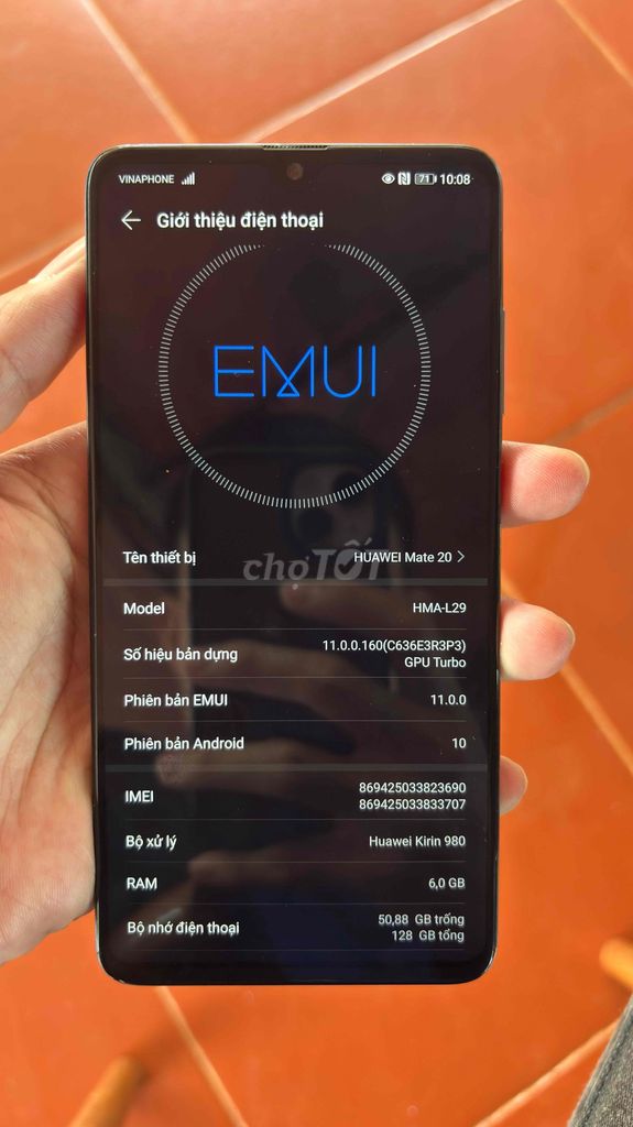 Huawei Mate 20 128GB Xanh Đã sử dụng. Mua bán Điện thoại tại Thành phố Buôn Ma Thuột Đắk Lắk được đăng bởi phu hình 1