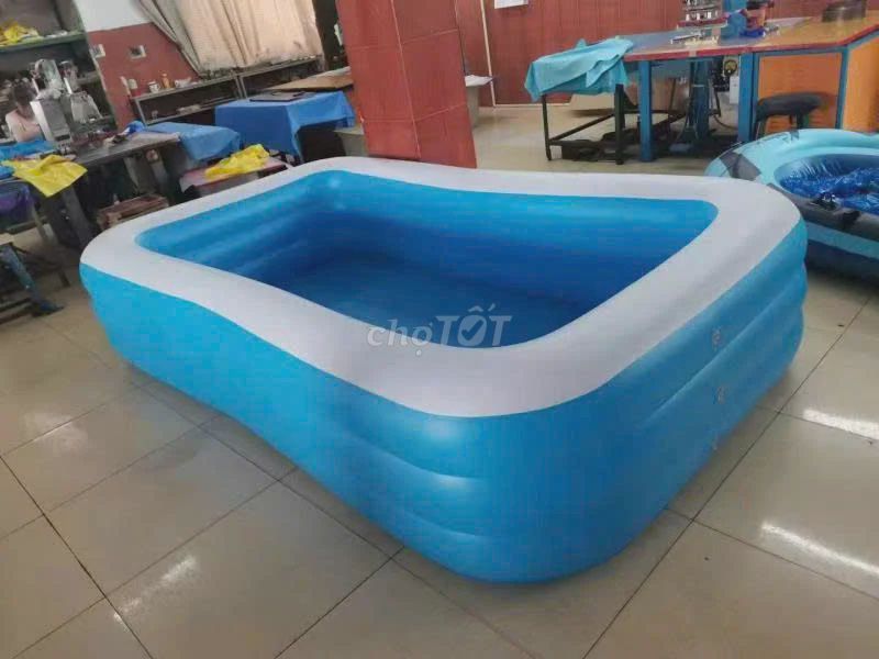 Bể bơi phao chữ nhật 150cm. Mua bán Sở thích khác tại Quận Bắc Từ Liêm Hà Nội được đăng bởi thể thao hn hình 1