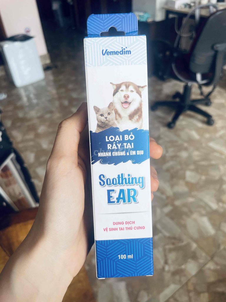 Dung dịch vệ sinh tai Vemedim 100ml Chó Mèo. Mua bán Phụ kiện, Thức ăn, Dịch vụ tại Quận Bình Thạnh Tp Hồ Chí Minh được đăng bởi Yen Vu hình 1