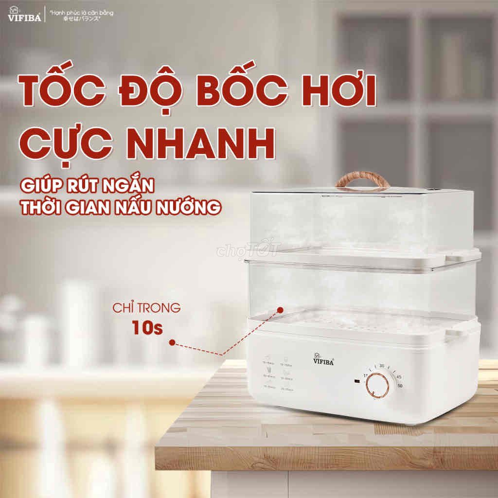 Thanh lý nồi hấp VIFIBA  Mới 99% hấp 1 lần