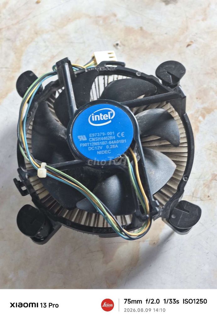 tản cpu intel stock. Mua bán Linh kiện (RAM, Card...) tại Thành phố Bến Tre Bến Tre được đăng bởi khôi hình 1