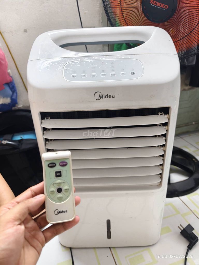 Quạt hơi nước Midea Trắng có điều khiển. Mua bán Quạt tại Quận 7 Tp Hồ Chí Minh được đăng bởi Hội Đồ Điện Tử hình 1